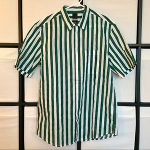 H&M Striped Casual Button Down Shirt